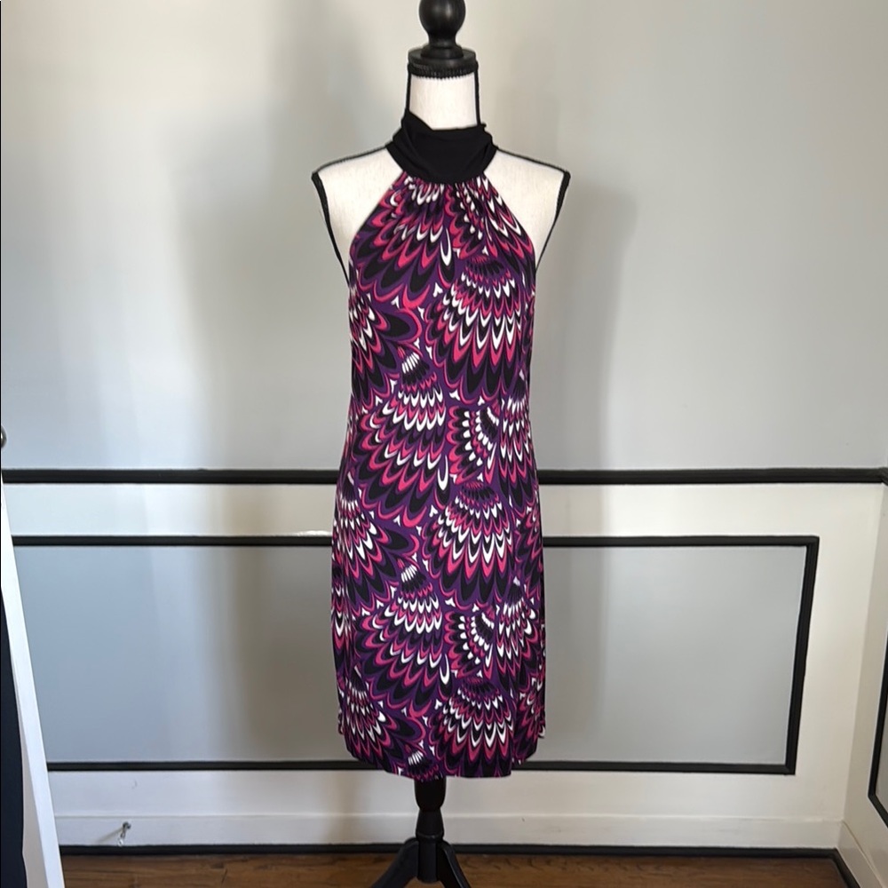 Trina Turk halter dress with back tie